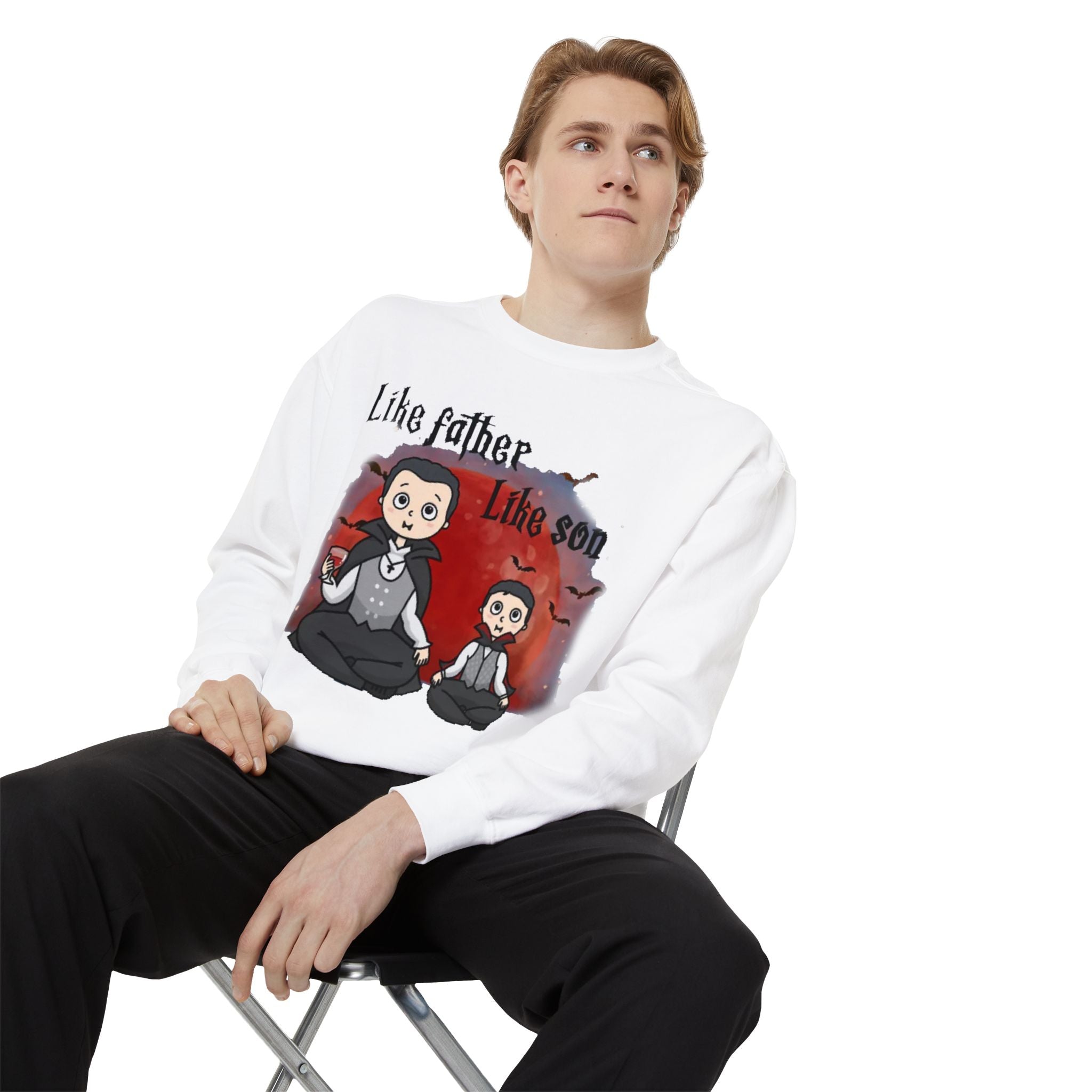Like Father Like Son | Unisex Garment-Dyed Sweatshirt